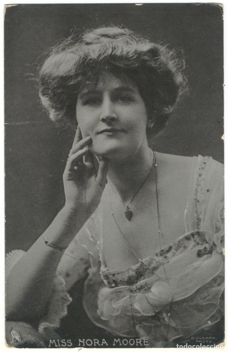 Postales: Actriz eduardiana MOORE, Nora_Raphael Tuck (Celebrities of the Stage; S 729). Photo Biograph
