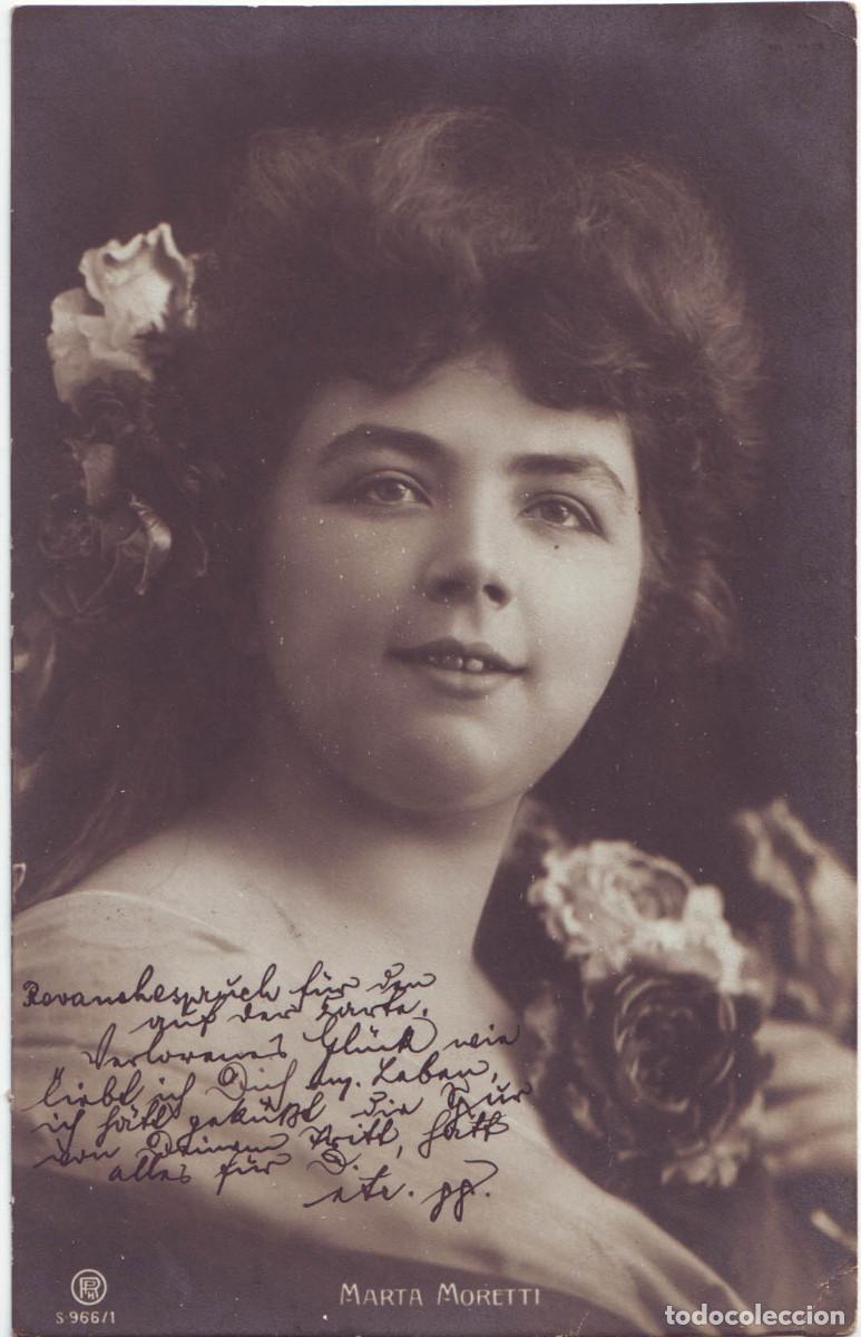 Postales: Actriz eduardiana MORETTI, Marta_RPH; S 966-1