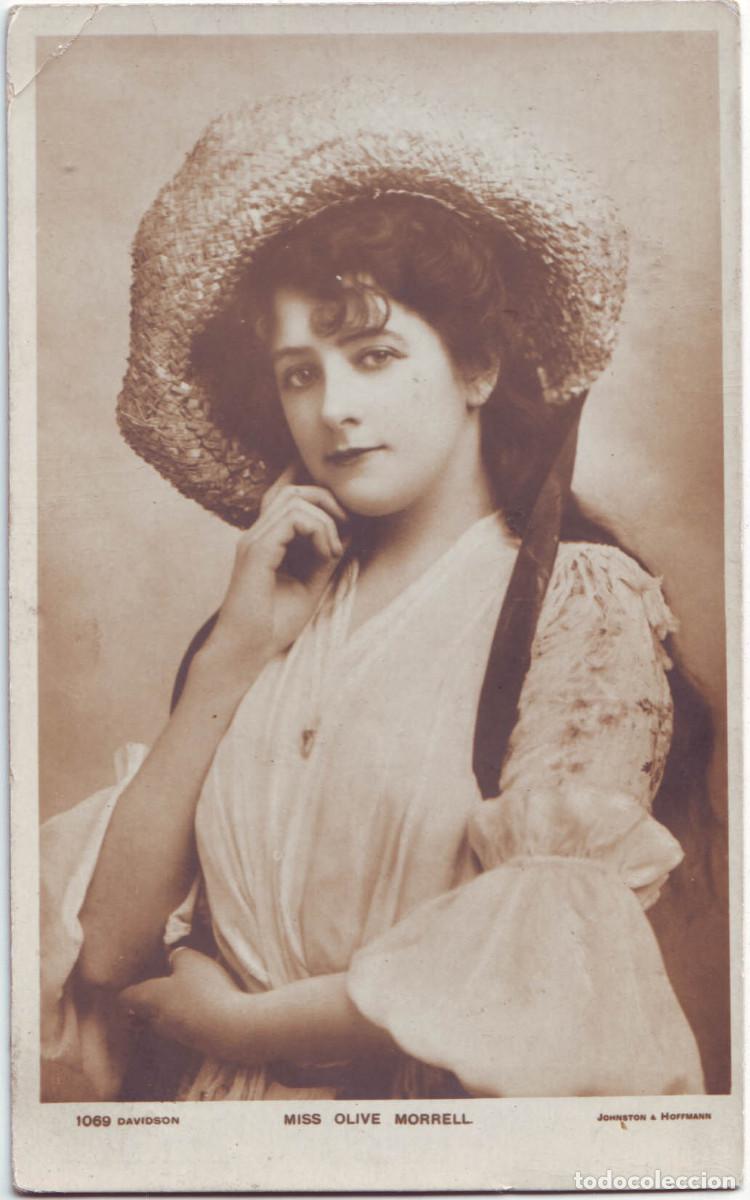 Postales: Actriz eduardiana MORRELL, Olive_Davidson (Real Photo; 1069). Photo Johnston & Hoffmann