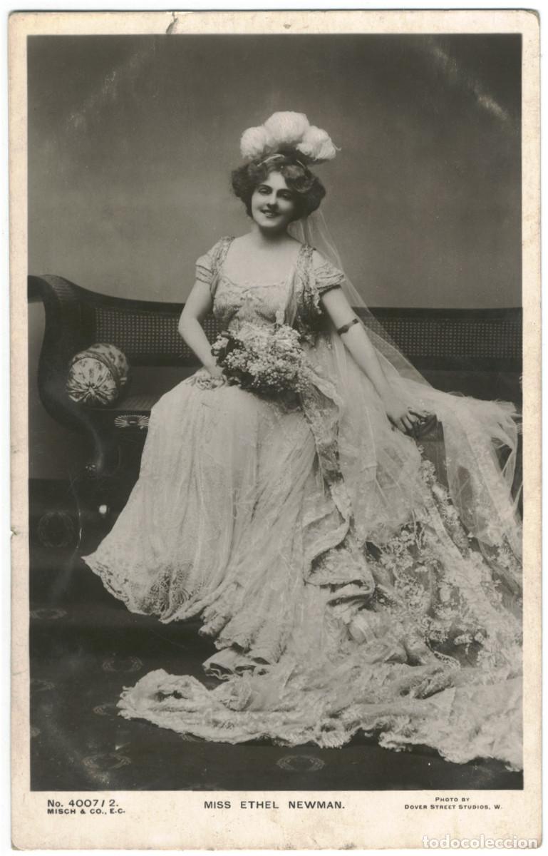 Postales: Actriz NEWMAN, Ethel_Misch (Glosso-graphs; 4007-2). Photo Dover