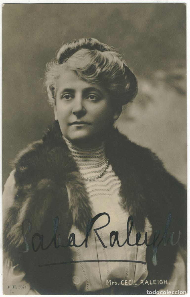 Postales: Actriz RALEIGH, Cecil_Hartmann; 3374. Sign&eacute;e Autograph Firmada