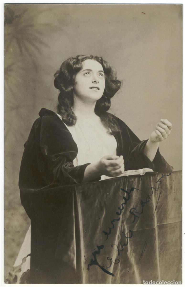 Postales: Actriz RANSON, Elsie_Sin datos. Sign&eacute;e Firmada Autograph
