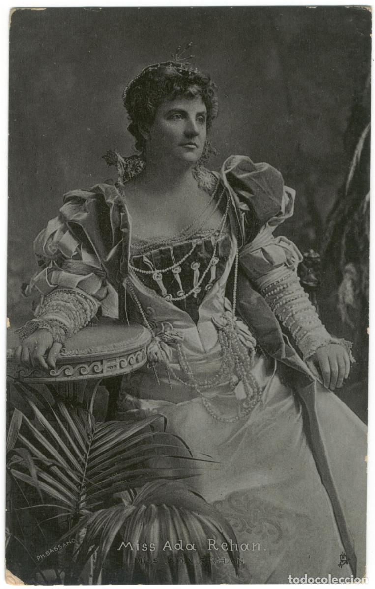 Postales: Actriz REHAN, Ada_Raphael Tuck (Silverette. Celebrities of the Stage; 5542). Photo Bassano