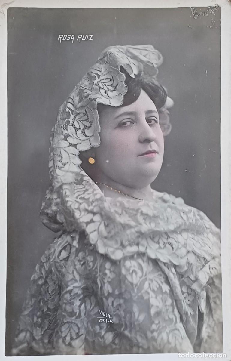 Postales: Rosa Ruiz, artista y cupletista.