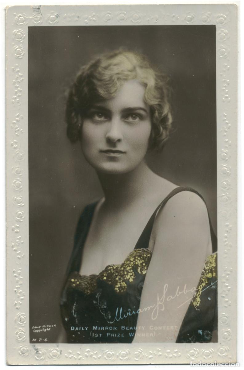 Postales: Serie 3 Postales SABBAGE, Miriam_Rotary. M 1.2, 1.5 y 2.6. Daily Mirror Beauty Contest. 1st Prize