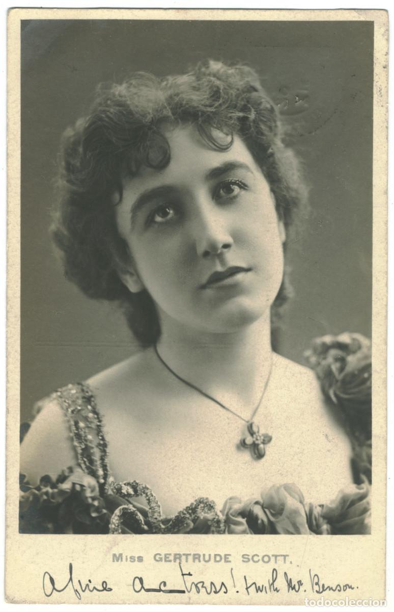 Postales: Actriz eduardiana SCOTT, Gertrude_Alfred Ellis & Walery