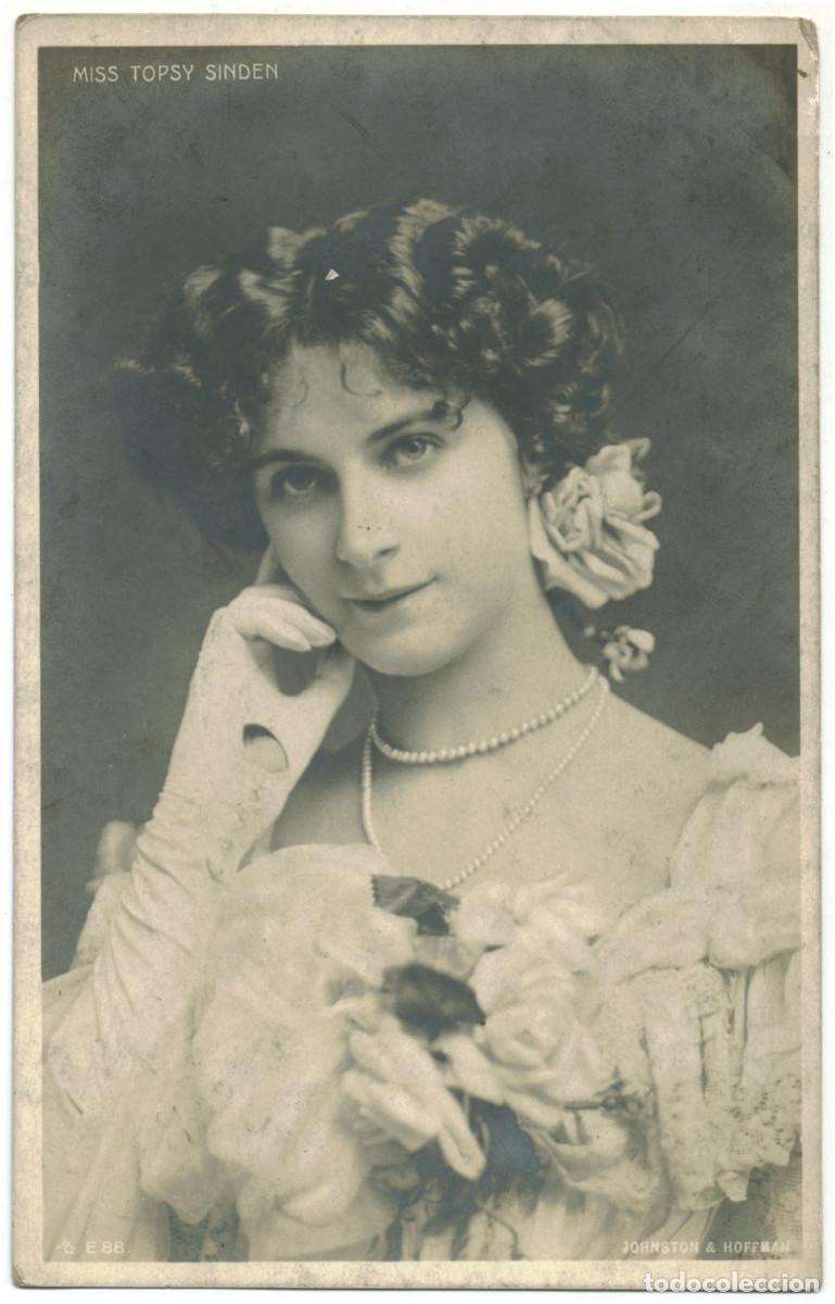 Postales: Actriz eduardiana SINDEN, Topsy_AL. E 88. Photo Johnston & Hoffman