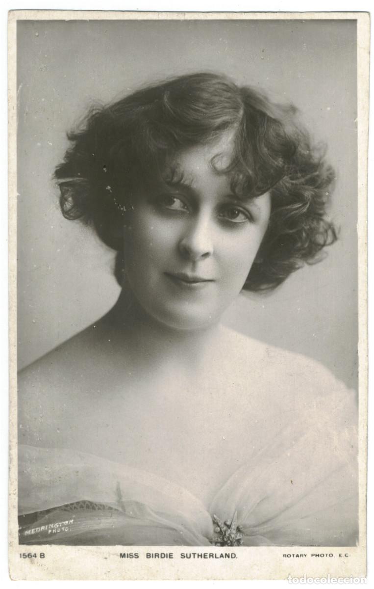 Postales: Actriz eduardiana SUTHERLAND, Birdie_Rotary. 1564 B. Photo Medrington