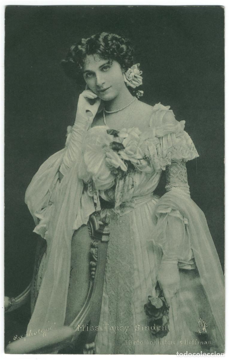 Postales: Actriz eduardiana SINDEN, Topsy_Raphael Tuck Raphotype (Stage Favourites; 2912). Johnston & Hoffman