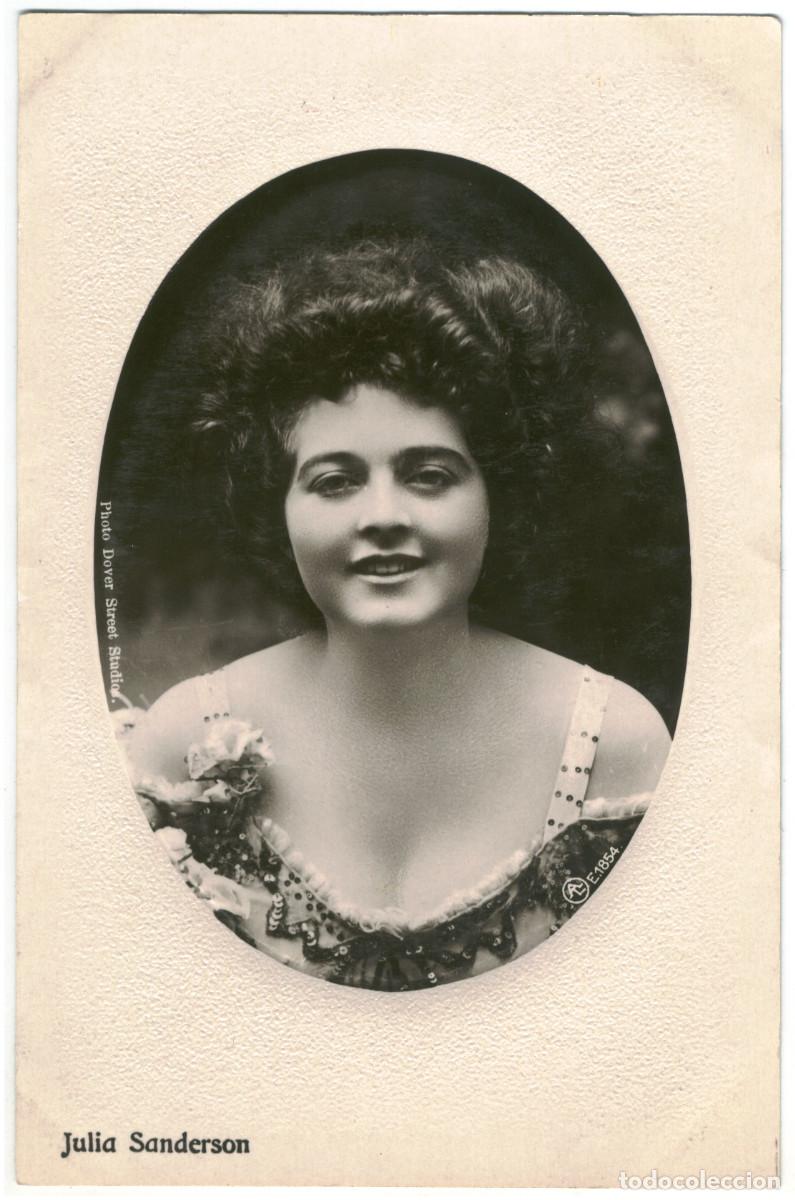 Postales: Actriz eduardiana SANDERSON, Julia_Aristophot (Satinet; 1854). Photo Dover