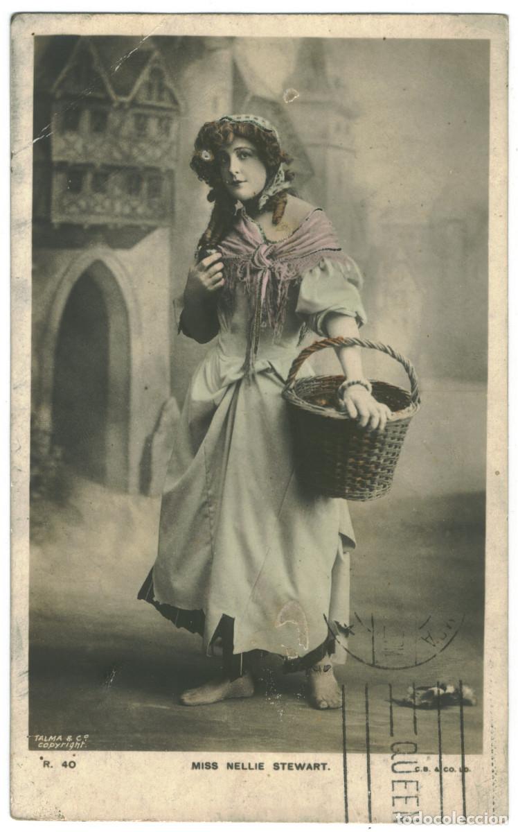 Postales: Actriz eduardiana STEWART, Nellie_Talma. Editorial Sign