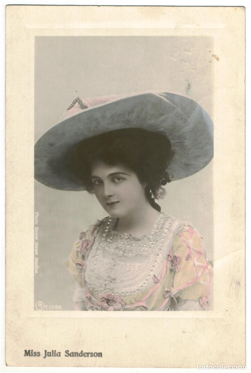 Postales: Actriz eduardiana SANDERSON, Julia_Aristophot (AL; 1898). Photo Dover