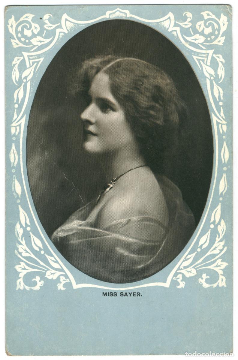 Postales: Actriz eduardiana SAYER, Miss_McCaw, Stevenson & Orr (Marcus Ward; 36)