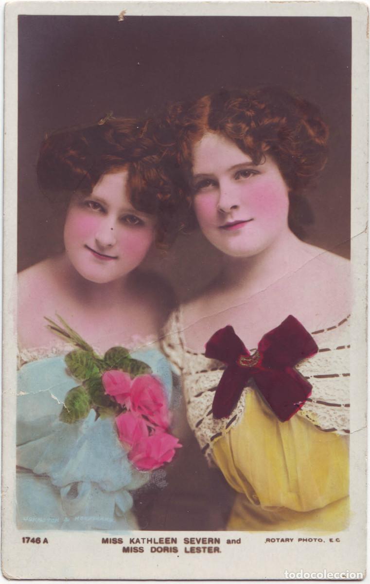 Postales: Actriz SEVERN, Kathleen_Rotary; 1746 A. And Doris Lester. Photo Johnston & Hoffmann
