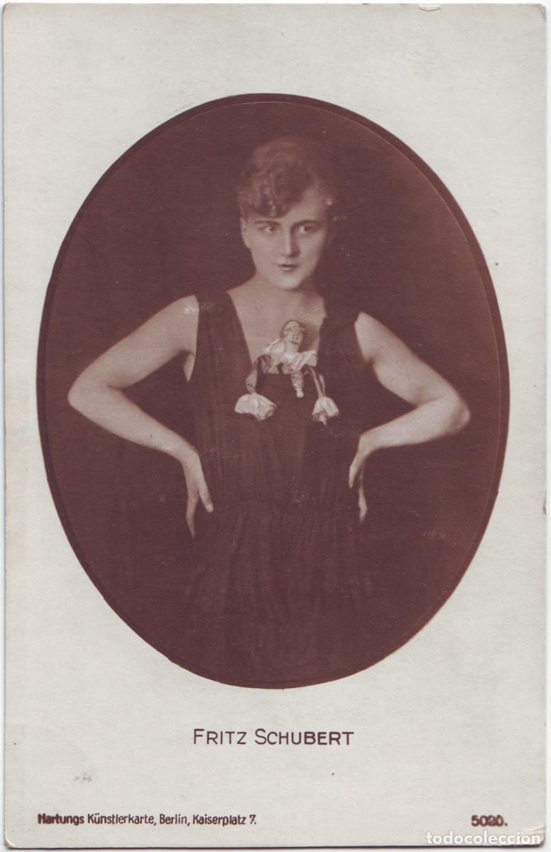 Postales: Serie 2 Postales Actriz SCHUBERT, Fritz_Hartungs Kunstlerkarte; 5019 y 5020. Photo Kurt Friedlander
