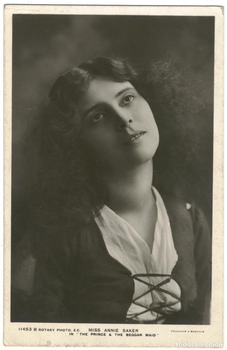 Postales: Actriz SAKER, Annie_Rotary; 11453 B. In The Prince & The Beggar Maid. Photo Foulsham & Banfield