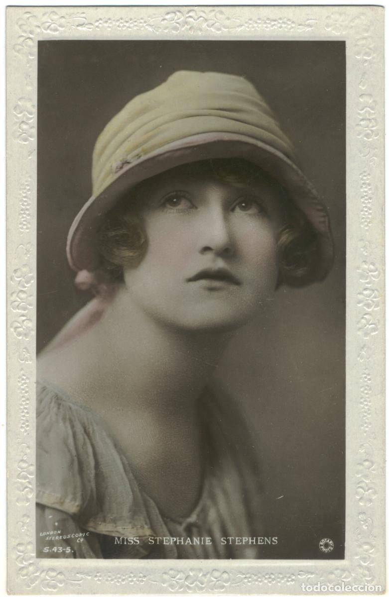 Postales: Actriz STEPHENS, Stephanie_Rotary (British Beauty; S 43-5). Photo London Stereoscopic