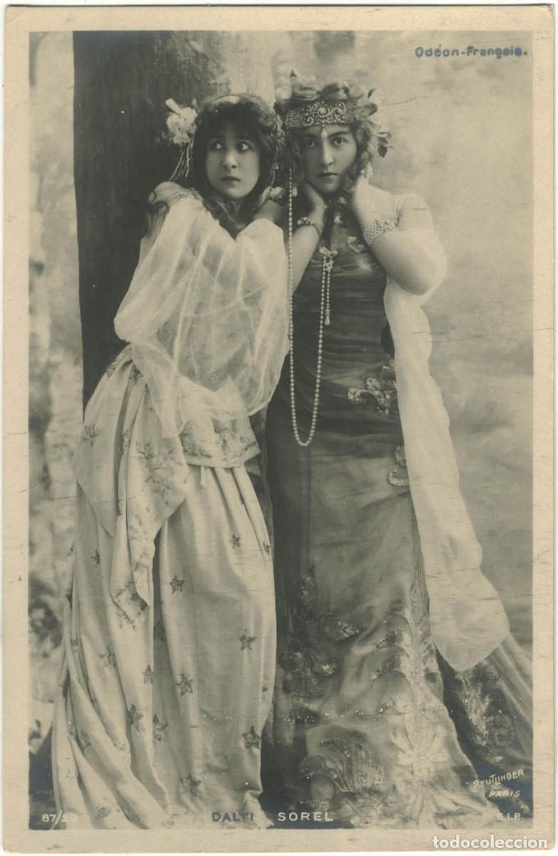 Postales: Actriz belle epoque DALTI, Mitzi_SIP. 87-20. An d Sorel (Od&eacute;on-Fran&ccedil;aise). Photo Reutlinger