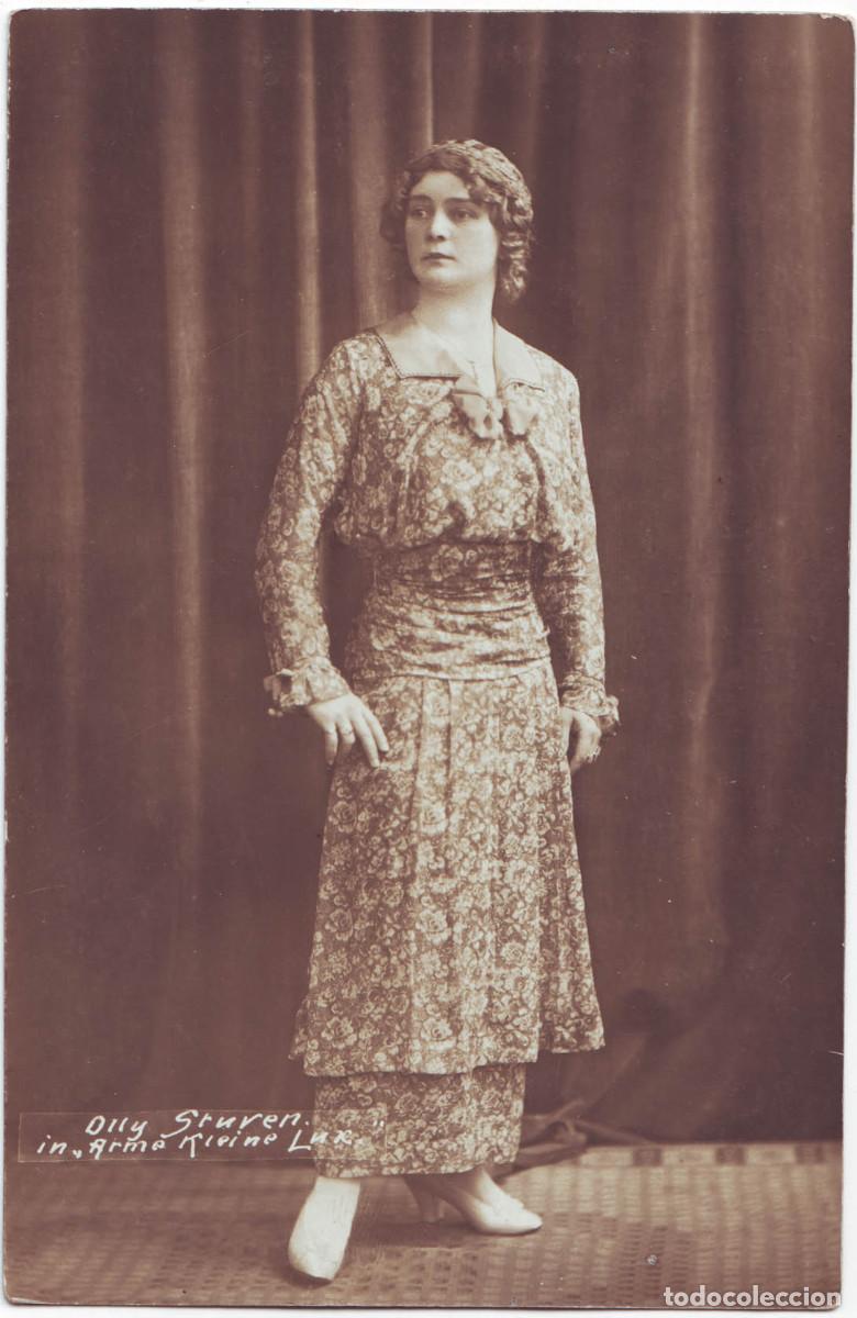 Postales: Actriz belle epoque ST&Uuml;VEN, Olly_A. Mocsigay. In Arme Kleine Lux