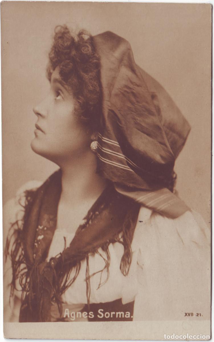 Postales: Actriz belle epoque SORMA, Agnes (as Nora)_Sin datos; XVII-21