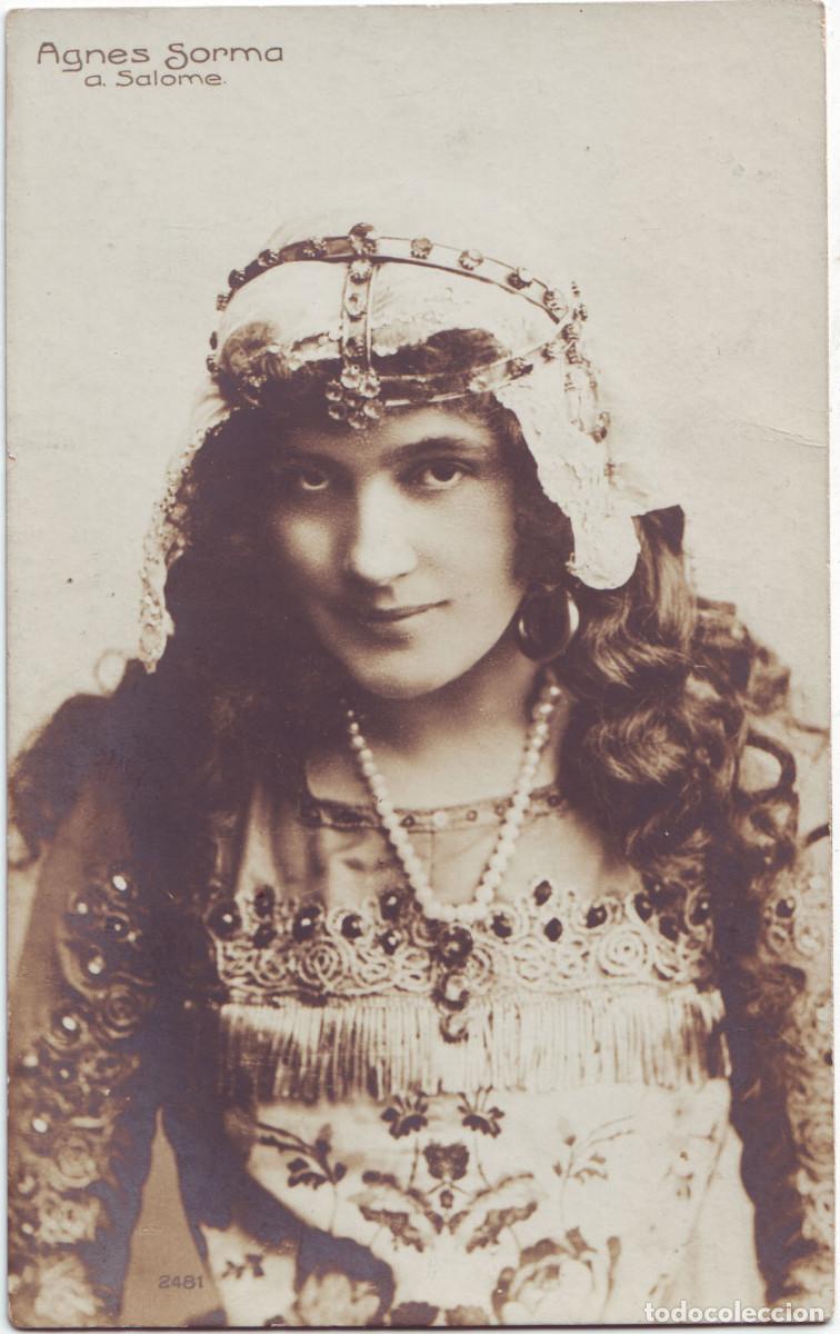 Postales: Actriz belle epoque SORMA, Agnes (as Salome)_Sin datos; 2481