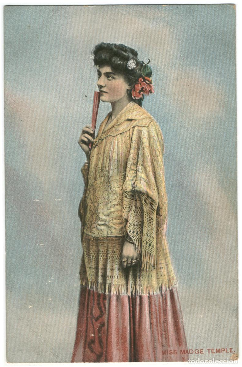 Postales: Actriz eduardiana TEMPLE, Madge_Misch & Stock's (Famous Beauties; 224)