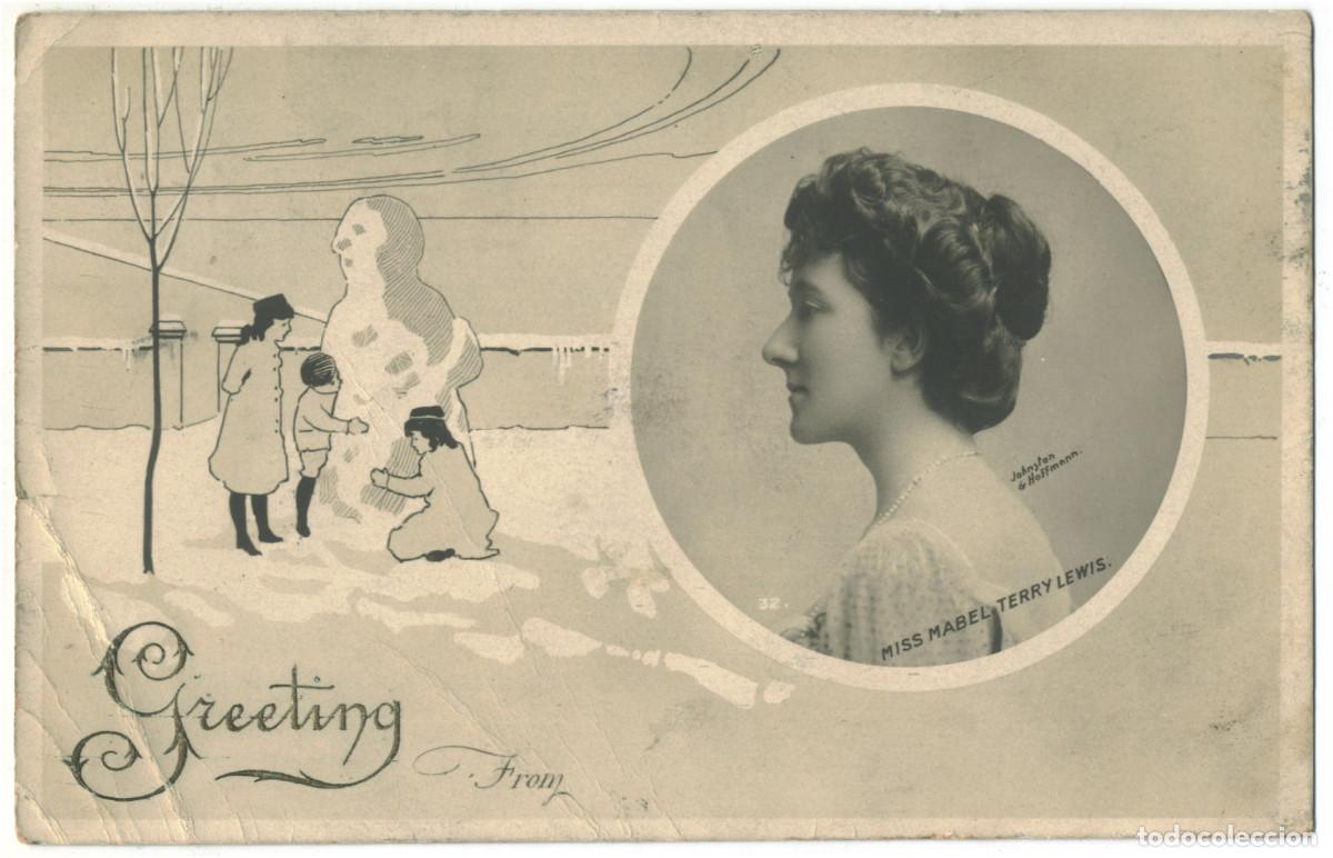 Postales: Actriz eduardiana TERRY LEWIS, Mabel_Rapid. 32. Photo Johnston & Hoffmann