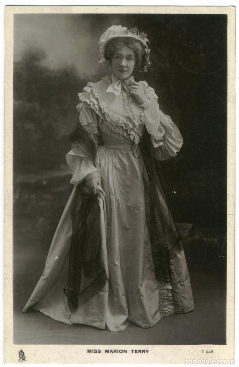 Postales: Actriz eduardiana TERRY, Marion_Raphael Tuck Real Photograph (Celebrities of the Stage; 629)