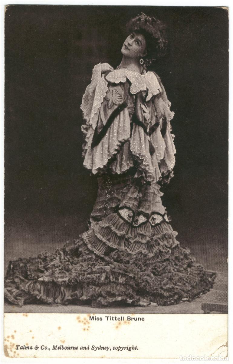 Postales: Actriz eduardiana TITTELL BRUNE, Minnie_Talma