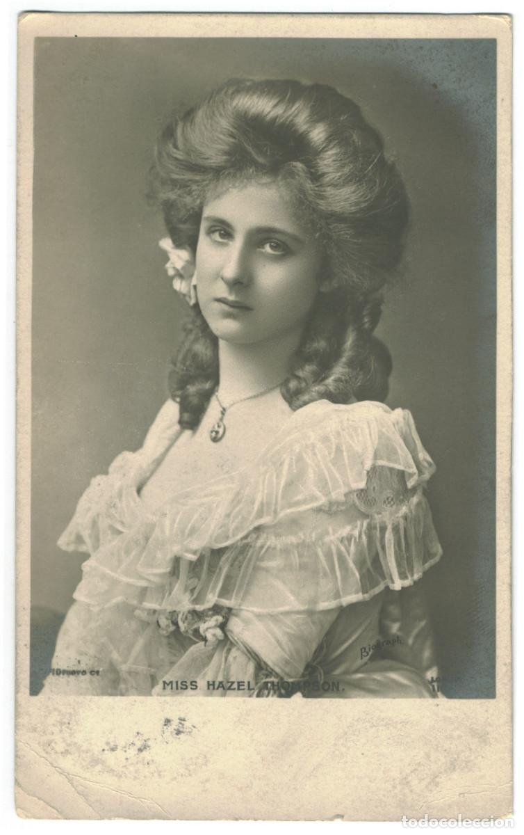 Postales: Actriz eduardiana THOMPSON, Hazel_Rapid. 1165. Photo Biograph