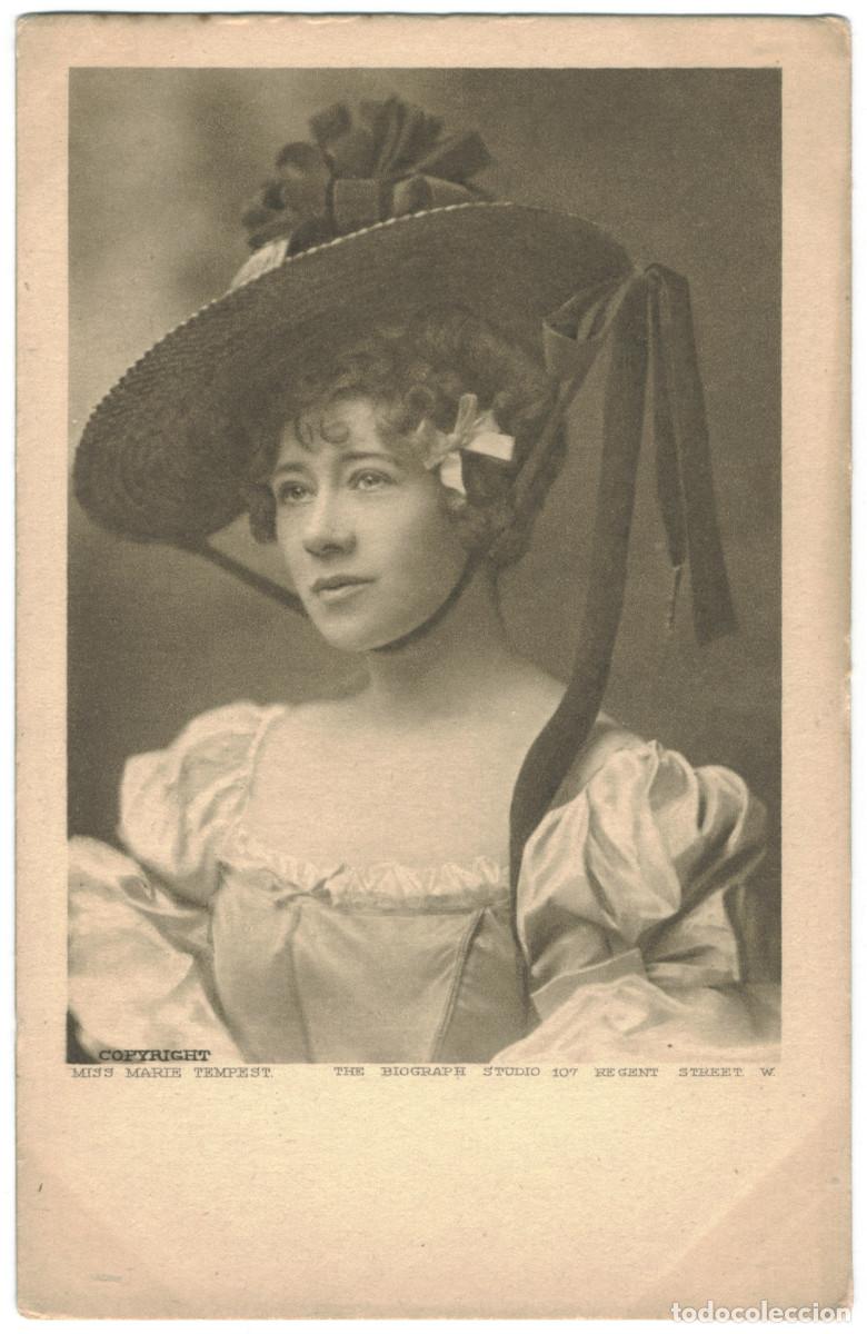 Postales: Actriz TEMPEST, Marie_Biograph