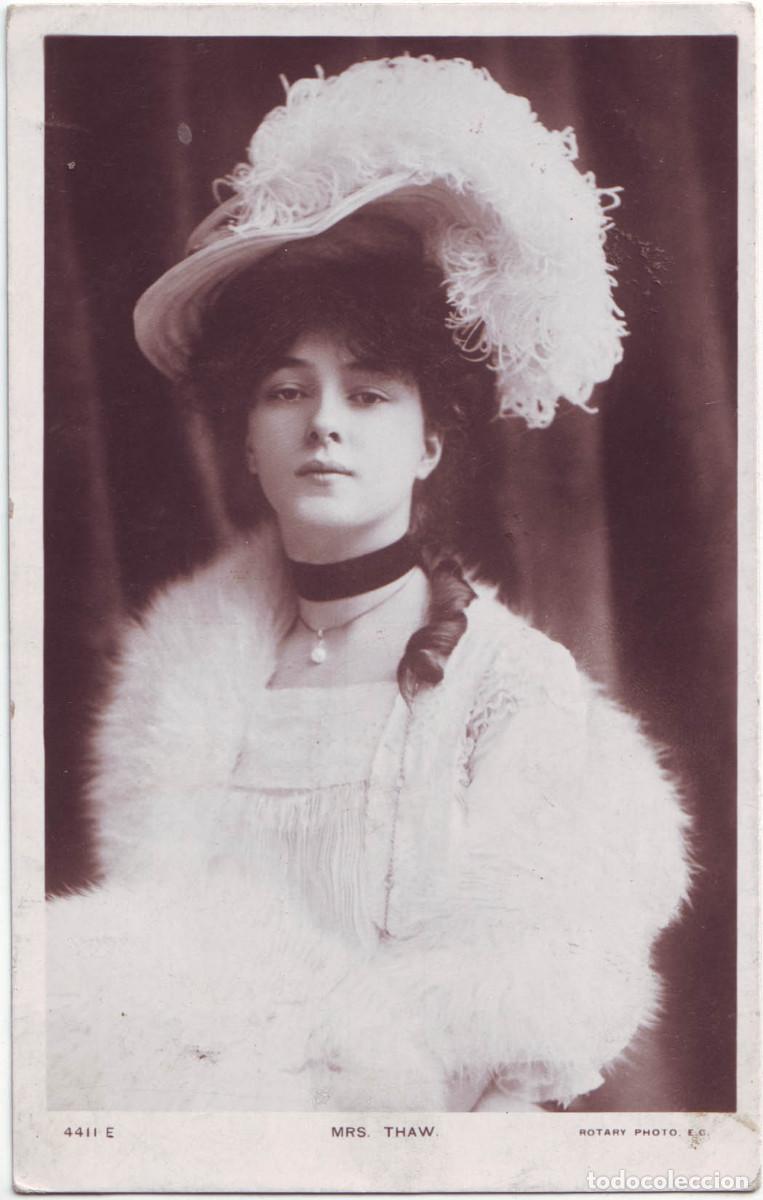 Postales: Actriz THAW, Mrs. (Evelyn NESBIT)_Rotary; 4411 E