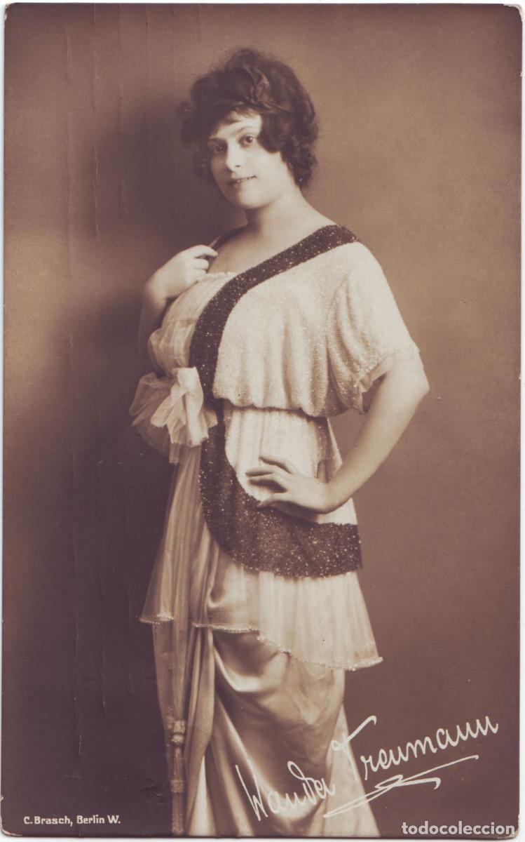 Postales: Actriz eduardiana TREUMANN, Wanda_C. Brasch. Editorial Sign