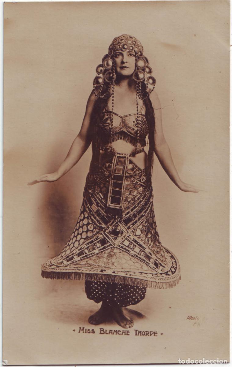 Postales: Actriz eduardiana THORPE, Blanche_Samuels. Photo F. W. Burford