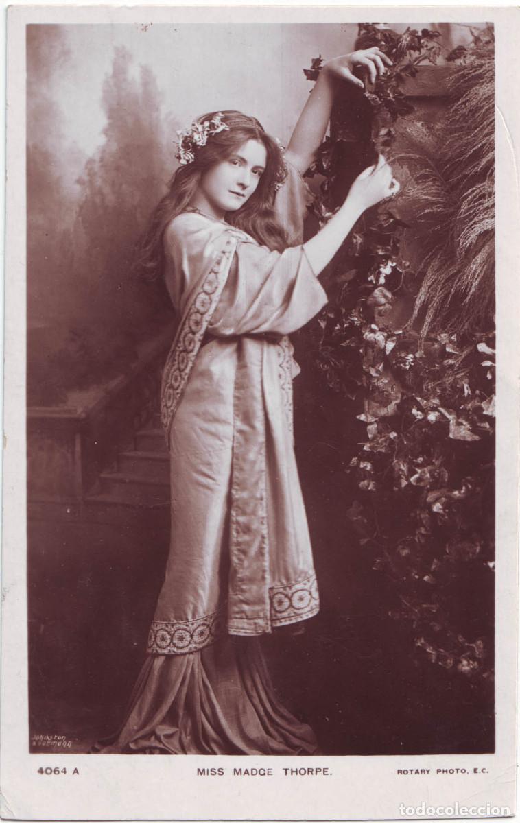 Postales: Actriz alemana THORPE, Madge_Rotary; 4064 A. Photo Johnston & Hoffmann