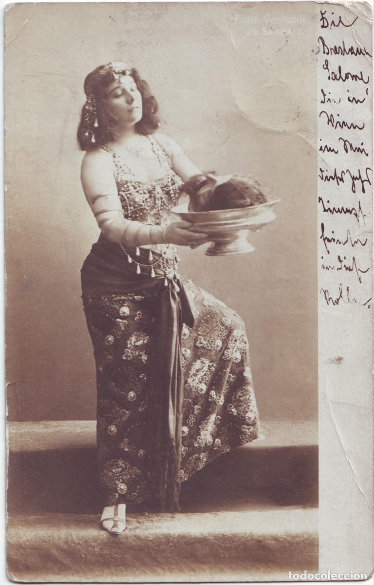 Postales: Actriz alemana VERHUNK, Frau (as Salome)_Sin datos