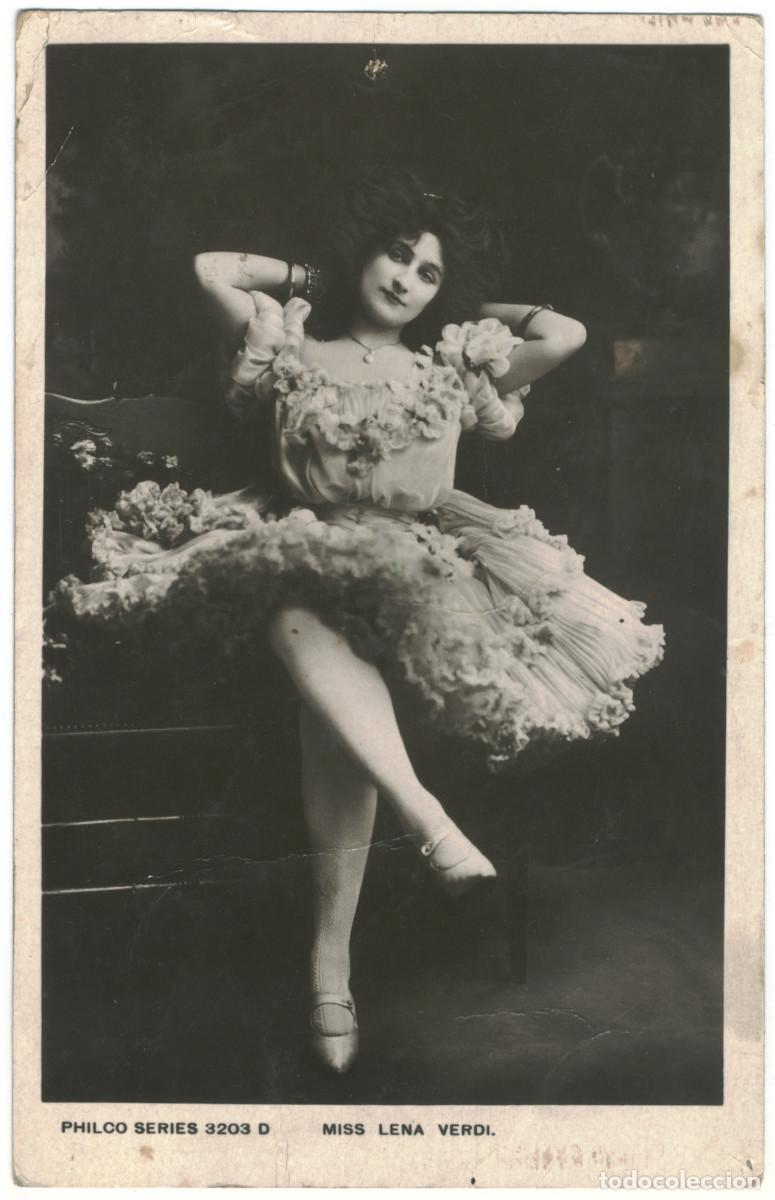 Postales: Actriz eduardiana VERDI, Lena_Philco; 3203 D