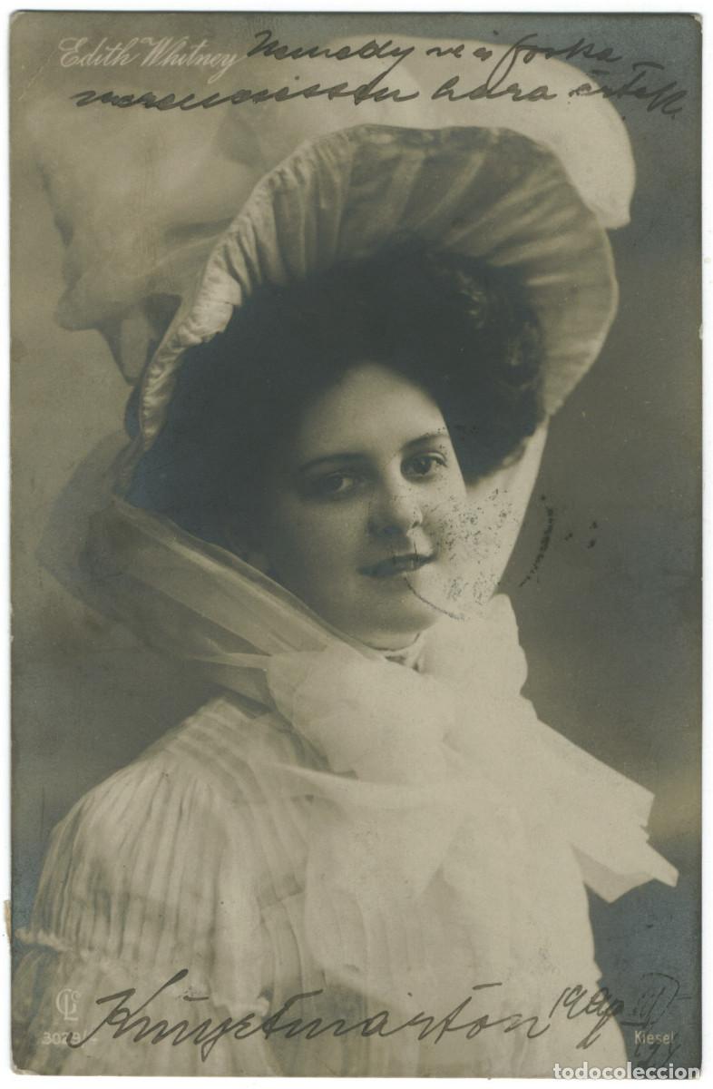 Postales: Actriz eduardiana WHITNEY, Edith_GL. 3029-4. Photo Kiesel