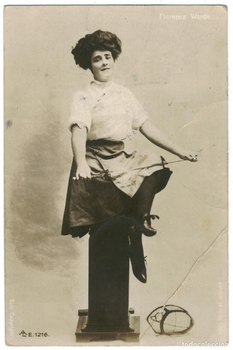 Postales: Actriz eduardiana WARDE, Florence_Aristophot (AL; 1216). Photo Sole