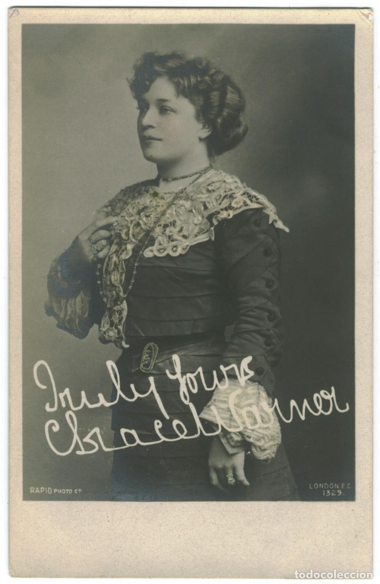 Postales: Actriz eduardiana WARNER, Grace_Rapid. 1329. Editorial Sign