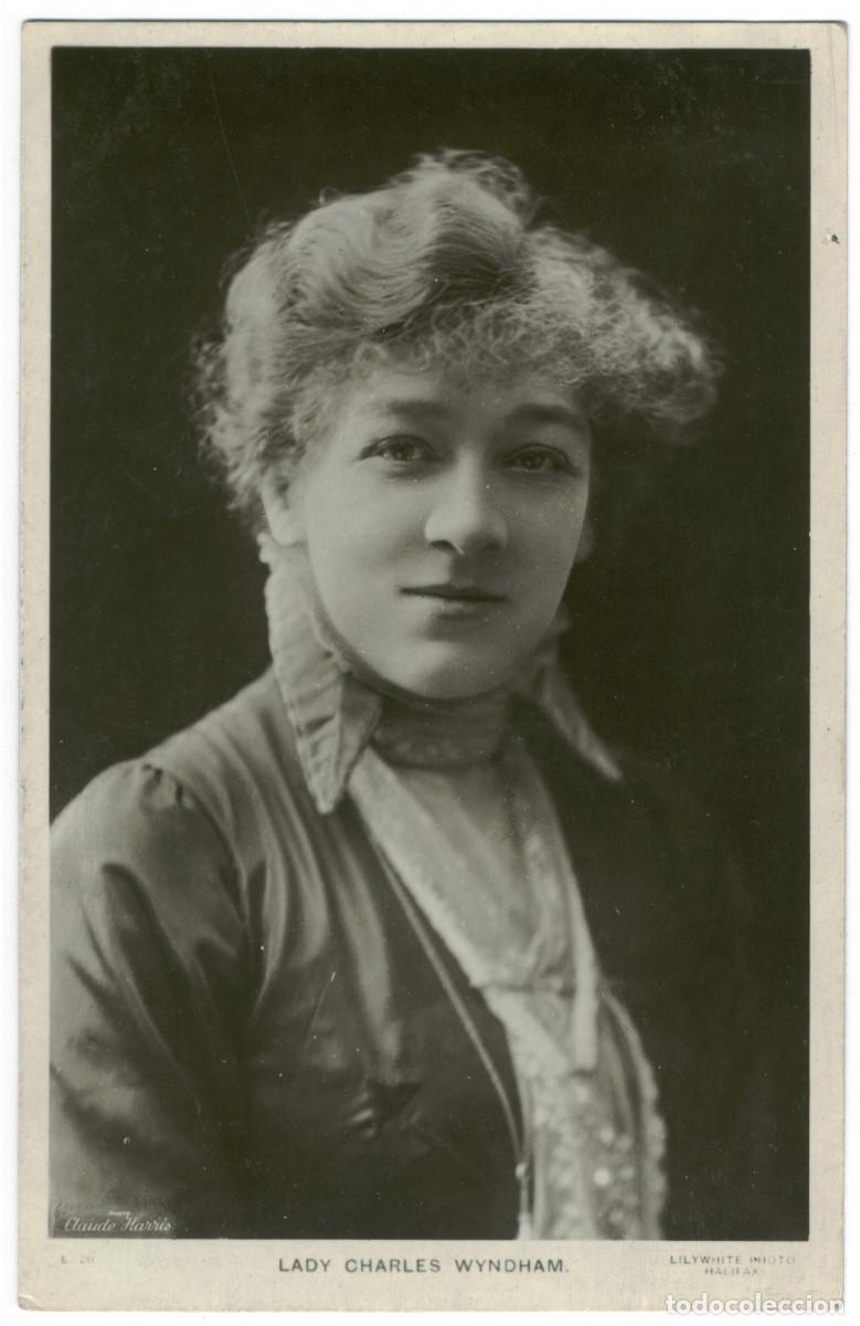 Postales: Actriz WYNDHAM, Lady Charles_Lilywhite. Photo Claude Harris