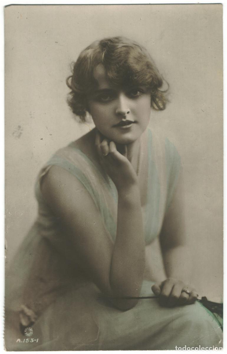 Postales: Actriz WORTH, Constance_Rotary (Hand-Painted Real Photograph; A 153-1)