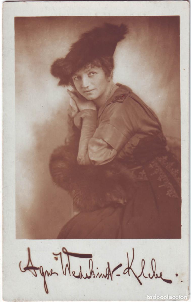 Postales: Actriz WEDEKIND-KLEBE, Agnes_E. Bieber (Hamburg)