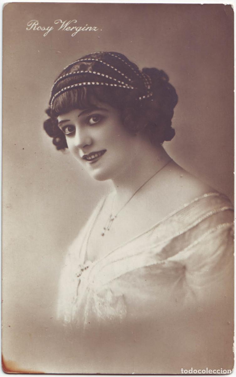 Postales: Actriz WERGINZ, Rosy_EBC. Signed Autograph Firmada