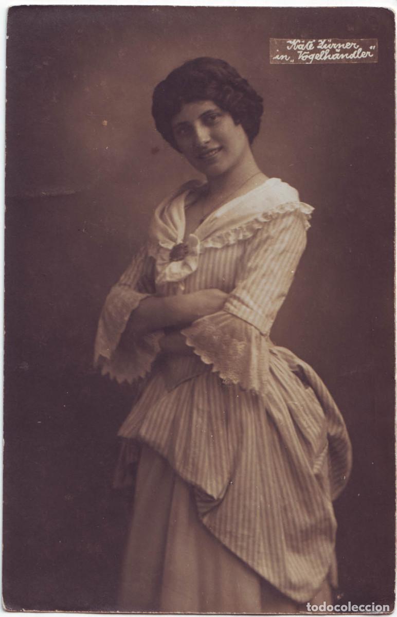 Postales: Actriz Z&Uuml;RNER, K&auml;ti_A. Mocsigay. In Vogelh&auml;ndler