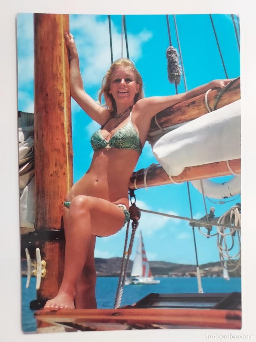 Postcards: POSTAL CHICA BIKINI BARCO CYZ 7486/31-A 1974 NUEVA
