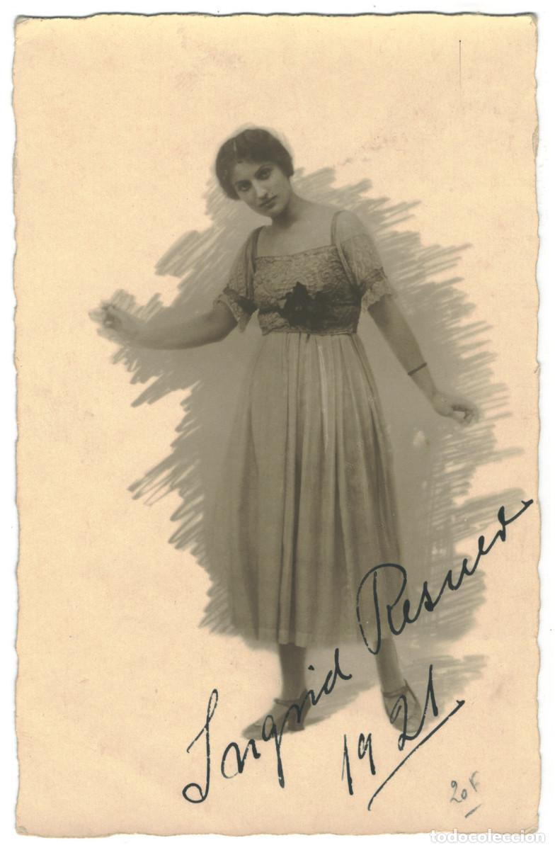 Postales: Actriz RESUER, Ingrid_Dansk KunstVerlag. Signed Autograph Firmada