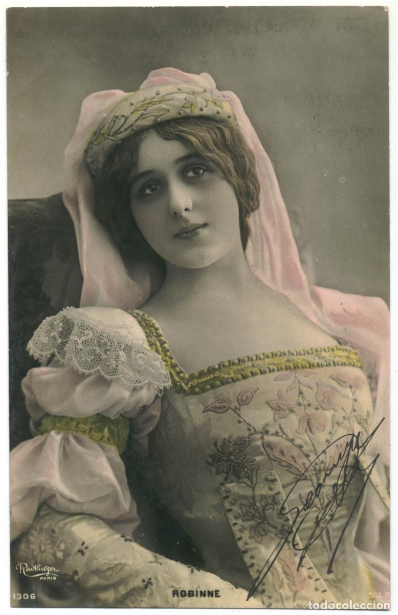 Postales: Actriz ROBINNE, Gabrielle_SIP. 1306. Photo Reutlinger
