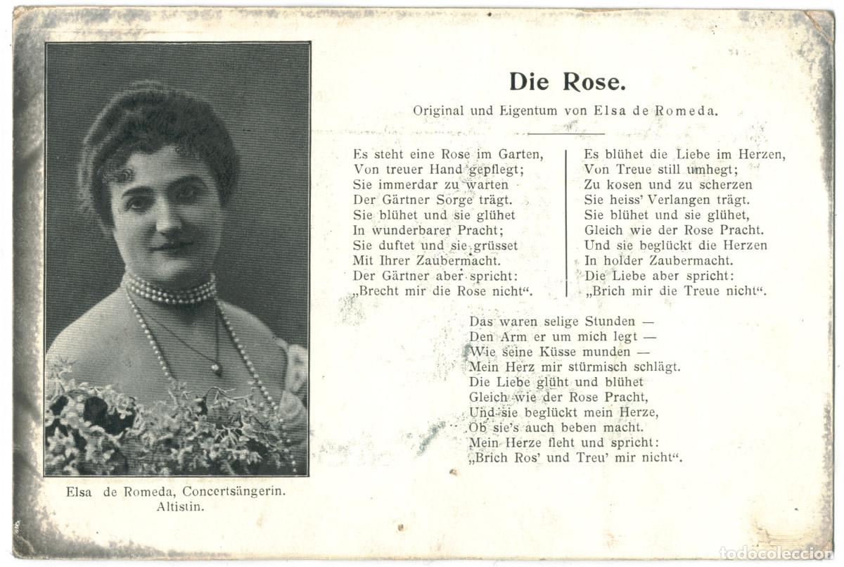Postales: Actriz ROMEDA, Elsa de_AdolfPreuss (Chemnitz). Concerts&auml;ngerin Altistin