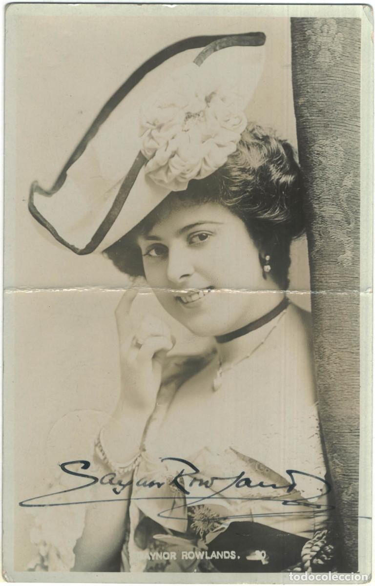 Postales: Actriz ROWLANDS, Gaynor_A. & G. Taylor; 30 Autograph Signed Firmada